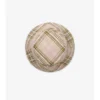 Cappello a secchiello effetto rafia con motivo Knight Stamp