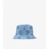 Cappello a secchiello in cotone a scacchi EKD