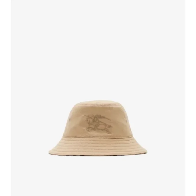 Cappello a secchiello reversibile in cotone