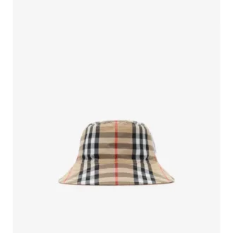 Cappello a secchiello reversibile in cotone