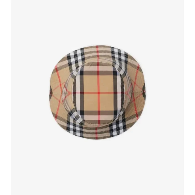 Cappello a secchiello reversibile in cotone