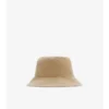 Cappello a secchiello reversibile in Gabardine