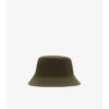 Cappello a secchiello reversibile in Gabardine