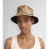 Cappello a secchiello reversibile in Gabardine