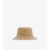 Cappello a secchiello reversibile in Gabardine