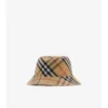 Cappello a secchiello reversibile in Gabardine
