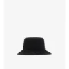 Cappello a secchiello reversibile in Gabardine