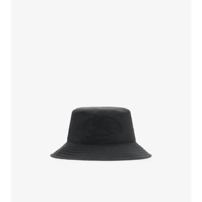 Cappello a secchiello reversibile in nylon con motivo Knight Stamp