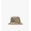 Cappello a secchiello reversibile in nylon con motivo Knight Stamp