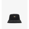 Cappello a secchiello trapuntato a ferro di cavallo