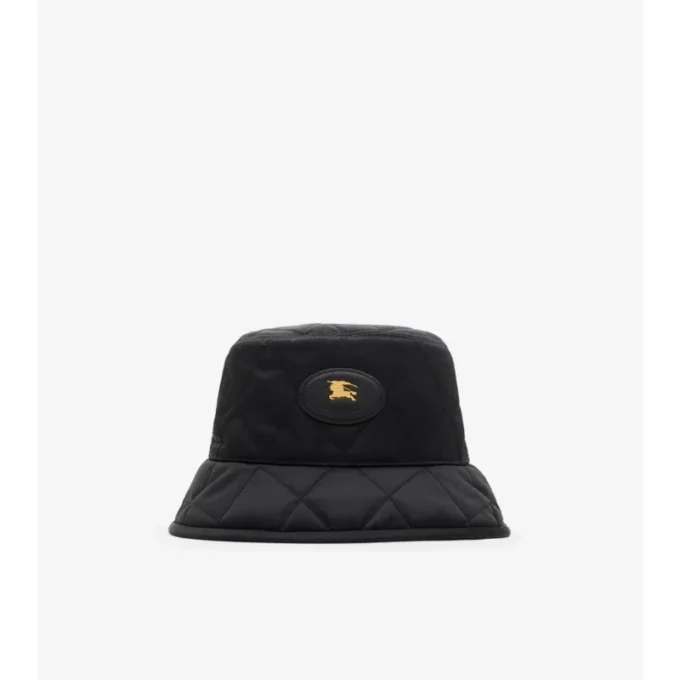 Cappello a secchiello trapuntato a ferro di cavallo