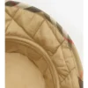 Cappello a secchiello trapuntato a ferro di cavallo