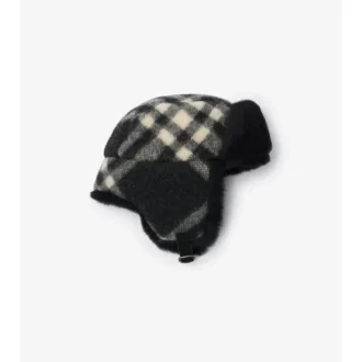 Cappello da cacciatore in lana a quadri