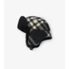 Cappello da cacciatore in lana a quadri