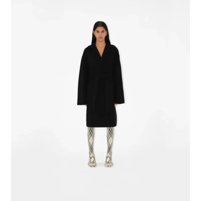 Cappotto avvolgente in cashmere