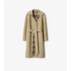Cappotto avvolgente reversibile in lana