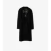 Cappotto avvolgente reversibile in lana