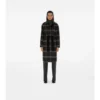 Cappotto avvolgente reversibile in lana