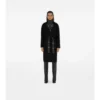 Cappotto avvolgente reversibile in lana