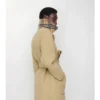 Cappotto avvolgente reversibile in lana