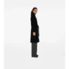 Cappotto avvolgente reversibile in lana