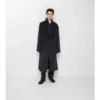 Cappotto in misto lana e mohair