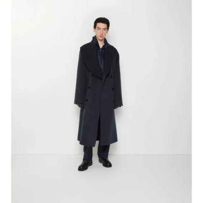 Cappotto in misto lana e mohair