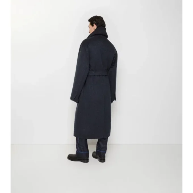 Cappotto in misto lana e mohair