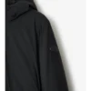 Cappotto in nylon con cappuccio di media lunghezza