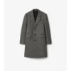 Cappotto sartoriale in lana a spina di pesce