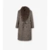 Cappotto sartoriale in misto lana e mohair