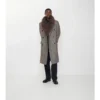 Cappotto sartoriale in misto lana e mohair