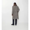 Cappotto sartoriale in misto lana e mohair