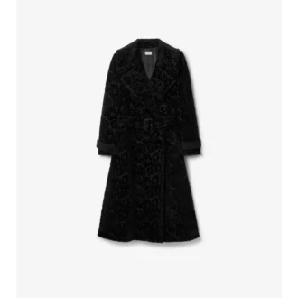 Cappotto sartoriale in velluto misto seta