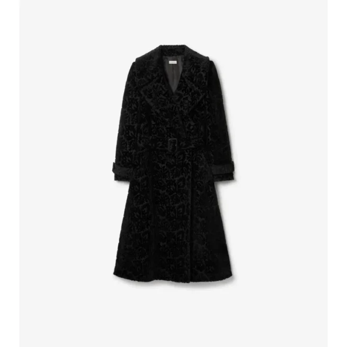Cappotto sartoriale in velluto misto seta