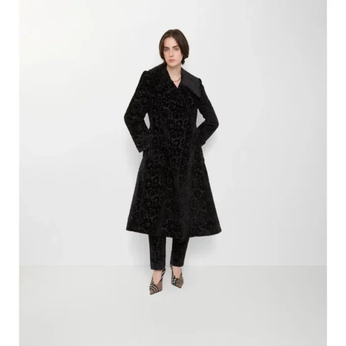 Cappotto sartoriale in velluto misto seta