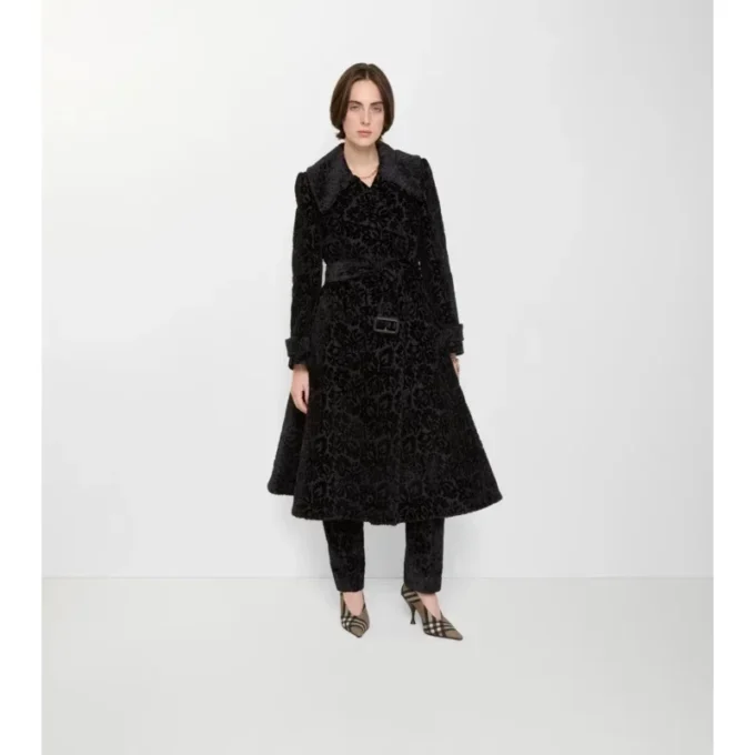 Cappotto sartoriale in velluto misto seta