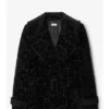 Cappotto sartoriale in velluto misto seta