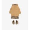 Cappotto trapuntato in nylon con cappuccio
