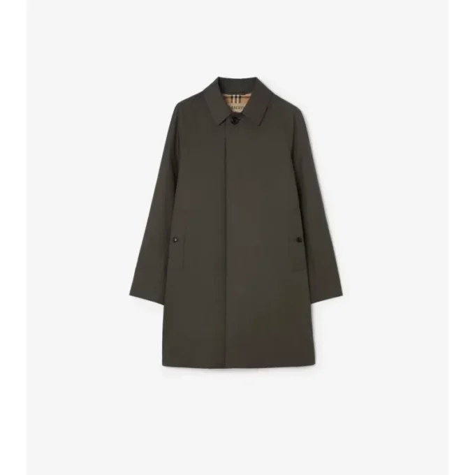 Car Coat Camden in Tropical Gabardine di media lunghezza