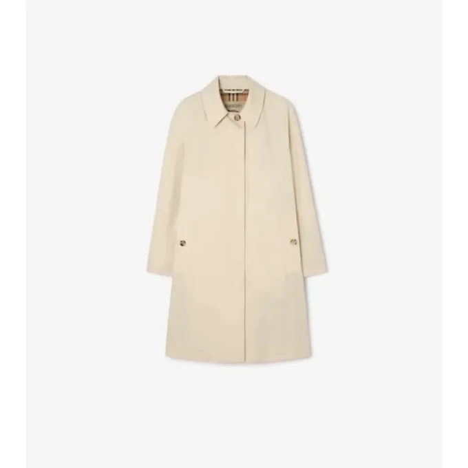 Car Coat Camden in Tropical Gabardine di media lunghezza