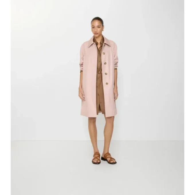Car Coat Camden in Tropical Gabardine di media lunghezza