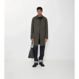 Car Coat Camden in Tropical Gabardine di media lunghezza