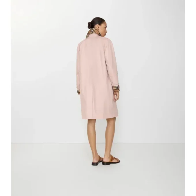Car Coat Camden in Tropical Gabardine di media lunghezza