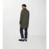Car Coat Camden in Tropical Gabardine di media lunghezza
