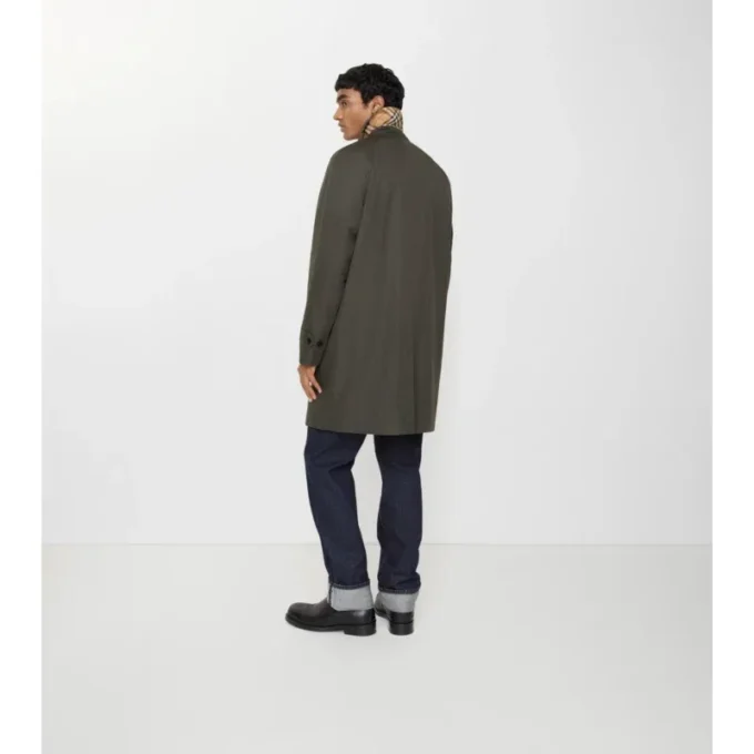 Car Coat Camden in Tropical Gabardine di media lunghezza
