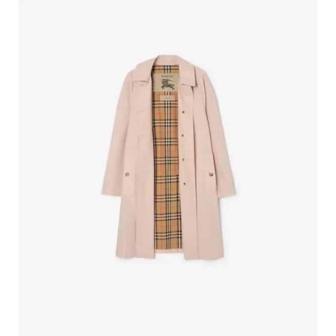 Car Coat Camden in Tropical Gabardine di media lunghezza