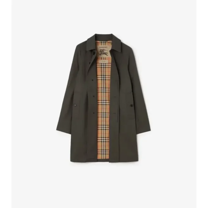 Car Coat Camden in Tropical Gabardine di media lunghezza