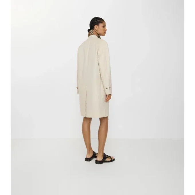 Car Coat Camden in Tropical Gabardine di media lunghezza
