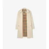 Car Coat Camden in Tropical Gabardine di media lunghezza